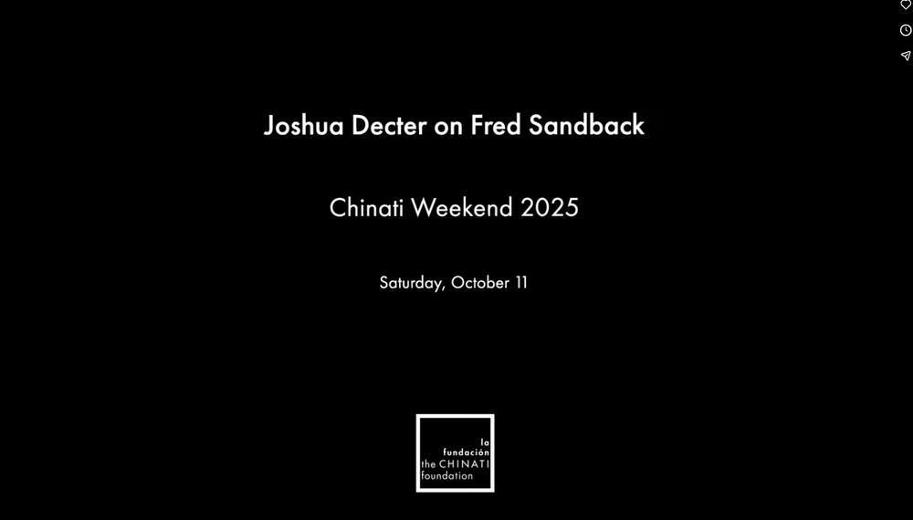 VIDEOs — Fred Sandback Archive